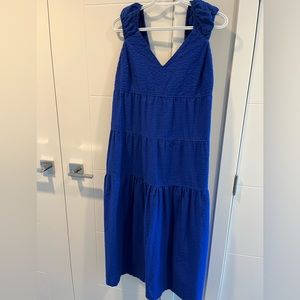Old Navy blue midi dress